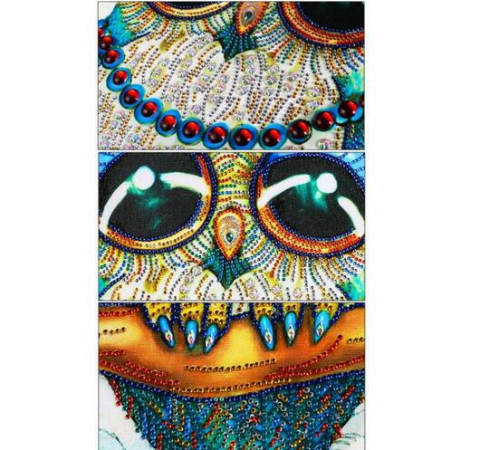 DIY Owl Diamond Painting Cross Stitch Kit