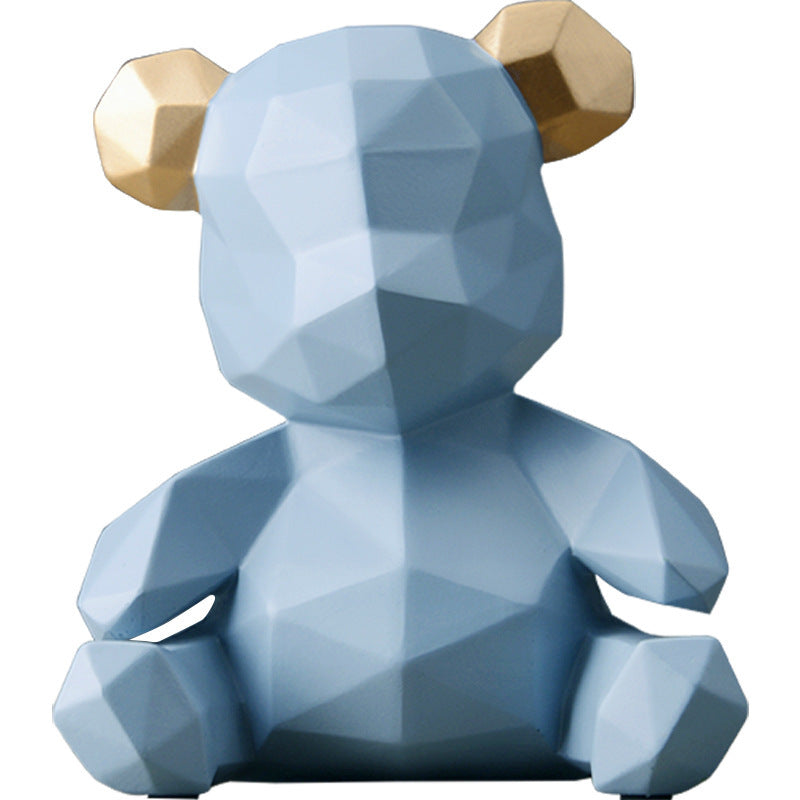 Nordic Resin Bear Piggy Bank Home Decor for Kids