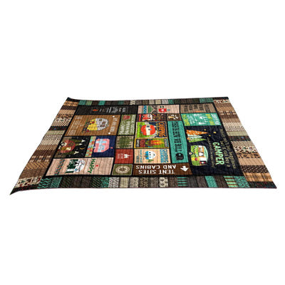 Camping Blanket and Tent Ground Mat for Picnics