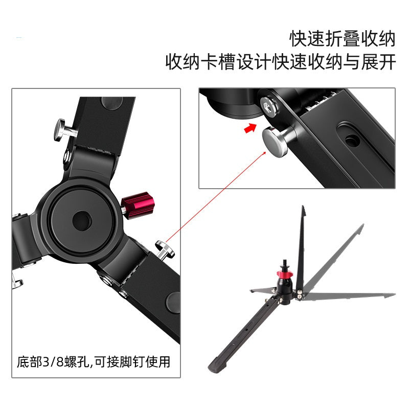 Aluminum Alloy Mini Tripod for Phones and Cameras