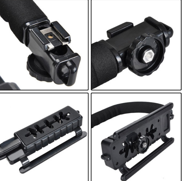 Stabilizer for DSLR Cameras with U and C Shape Rigs