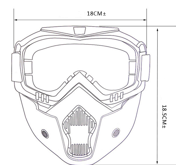 Tactical Cycling Goggles for Outdoor Sports and Riding