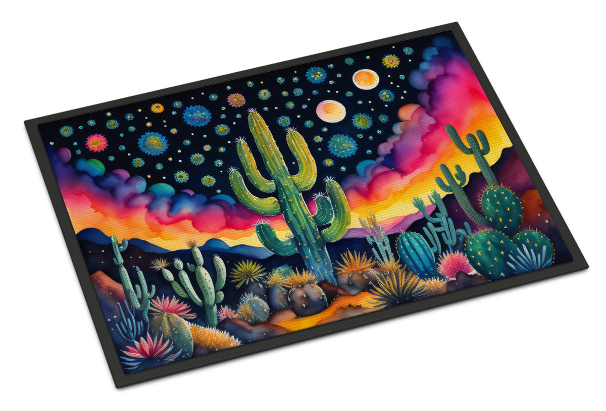 Queen of the Night Cactus in Color Doormat