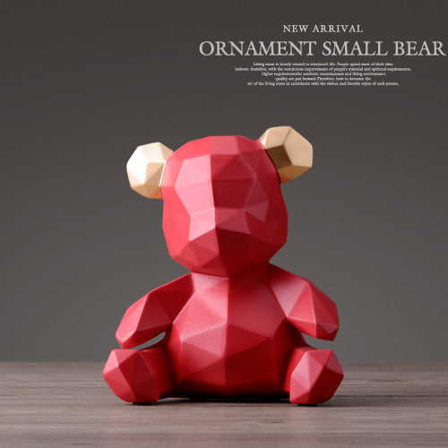 Nordic Resin Bear Piggy Bank Home Decor for Kids