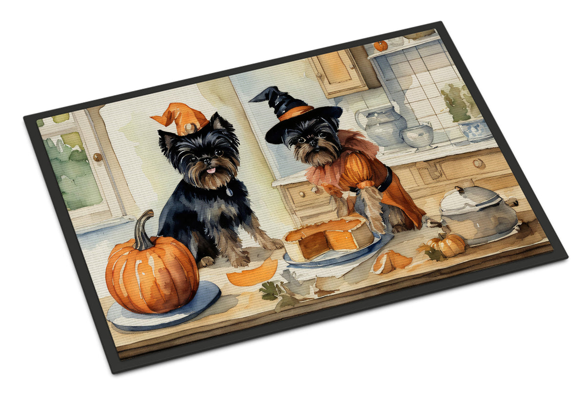 Affenpinscher Fall Kitchen Pumpkins Doormat