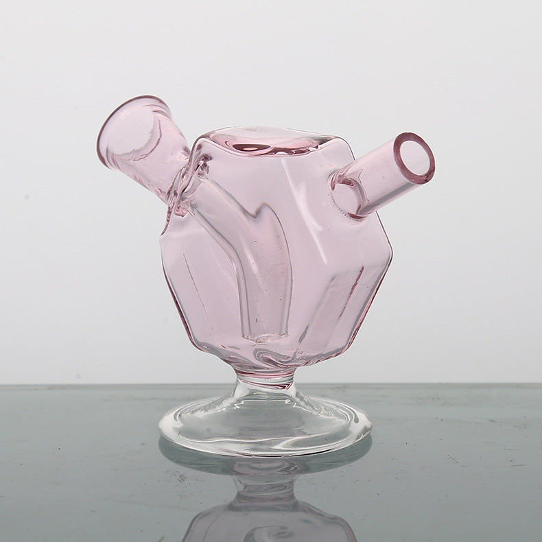 Customizable Colorful Transparent Glass Heart Craft