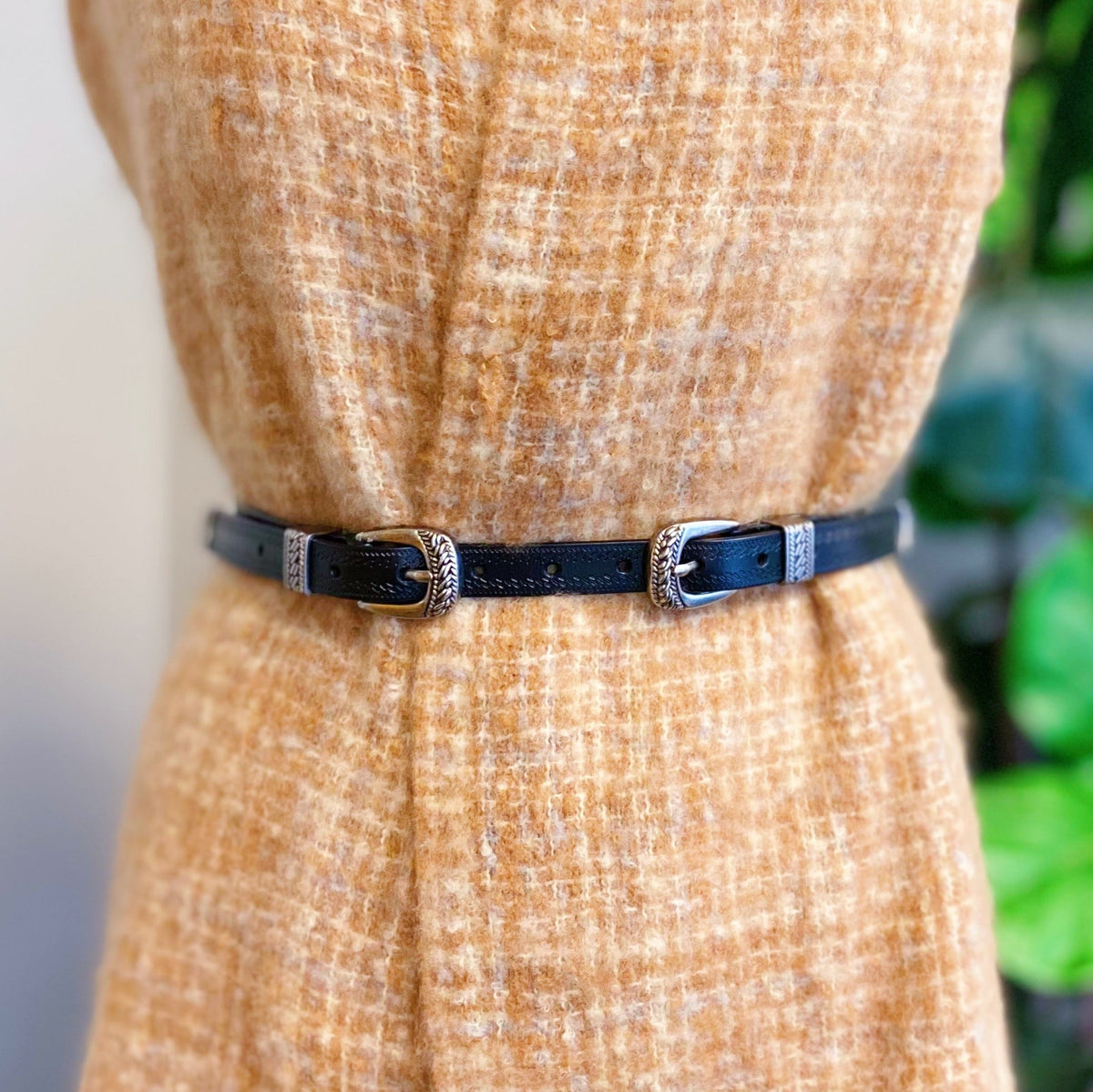 Genuine Double Buckle Belt