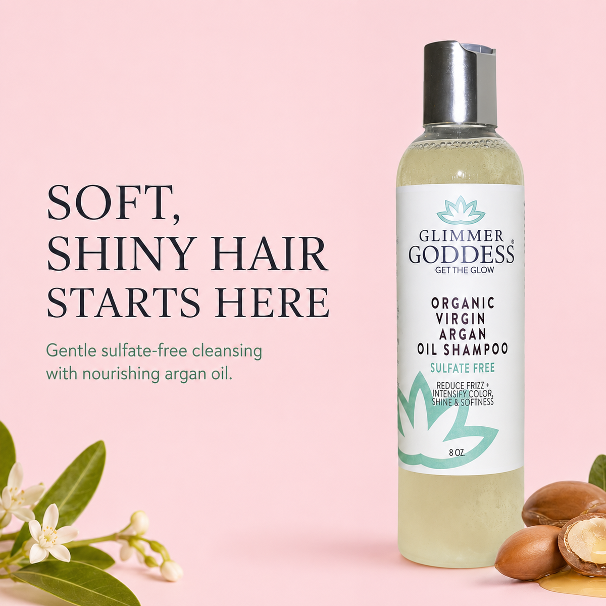 Organic Sulfate-Free Shampoo with Argan Oil for Healthy Hair