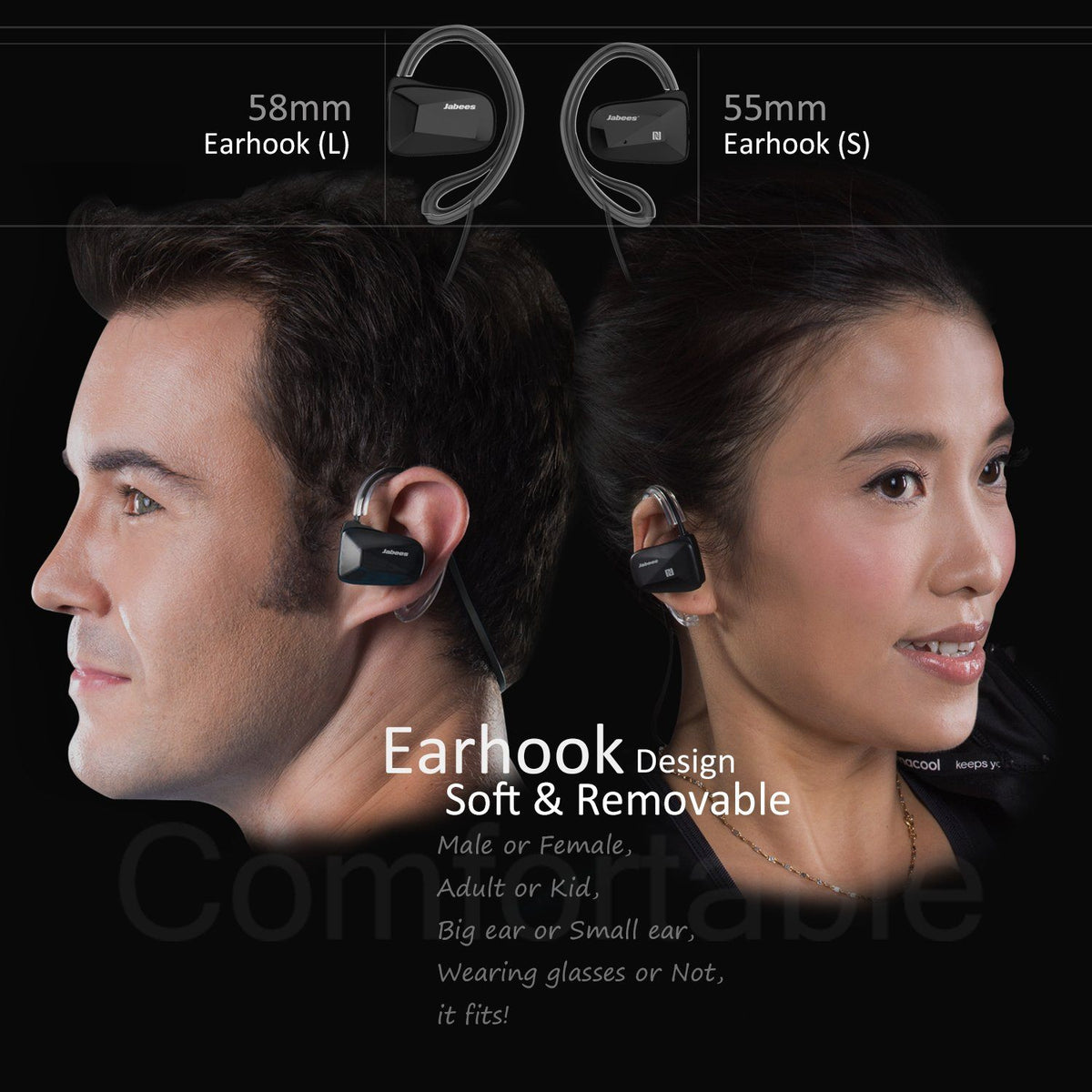 BSport – Bluetooth Sport Headphones With Dual-Microphone and NFC