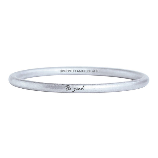 "BE GOOD" BANGLE - REBECCA RUSCH COLLABORATION