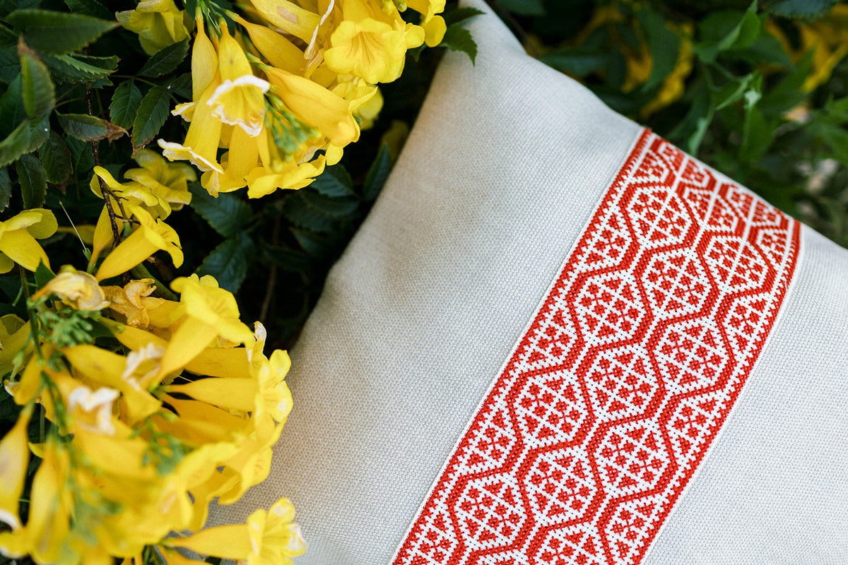 Palestinian Red Pillow Cover