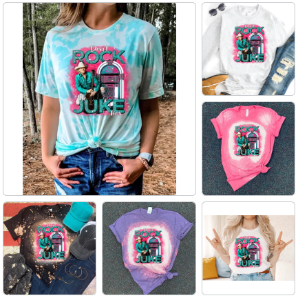 Don't Rock The Juke Box - Alan Jackson - 12 Color Options