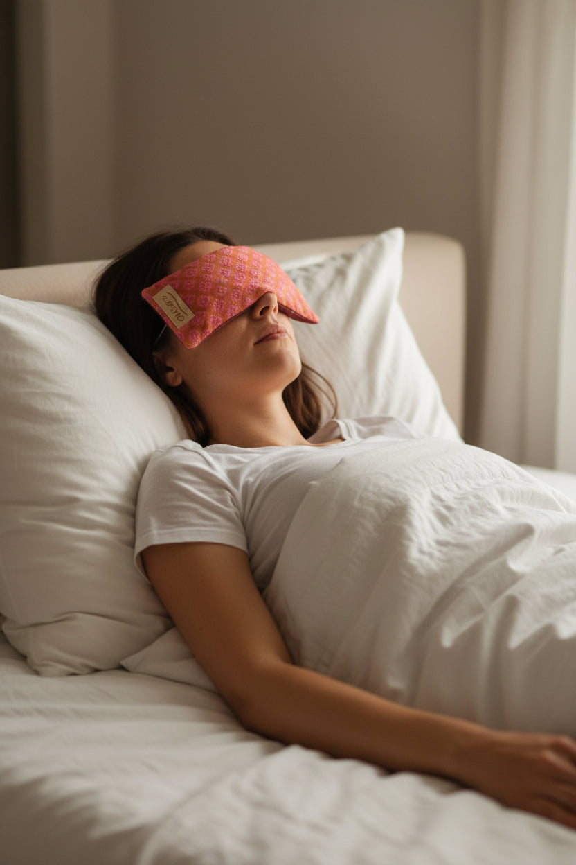 OMSutra Floral Silk Eye Pillow