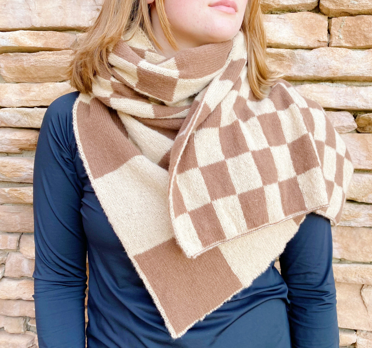 Mixed Thoughts Jumbo Knit Scarf