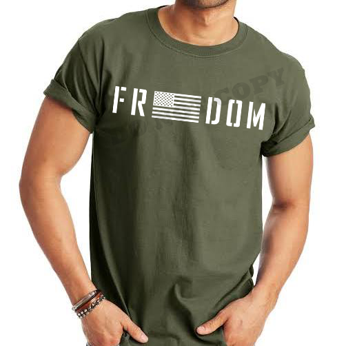 Freedom w/ American Flag - 12 Style Options