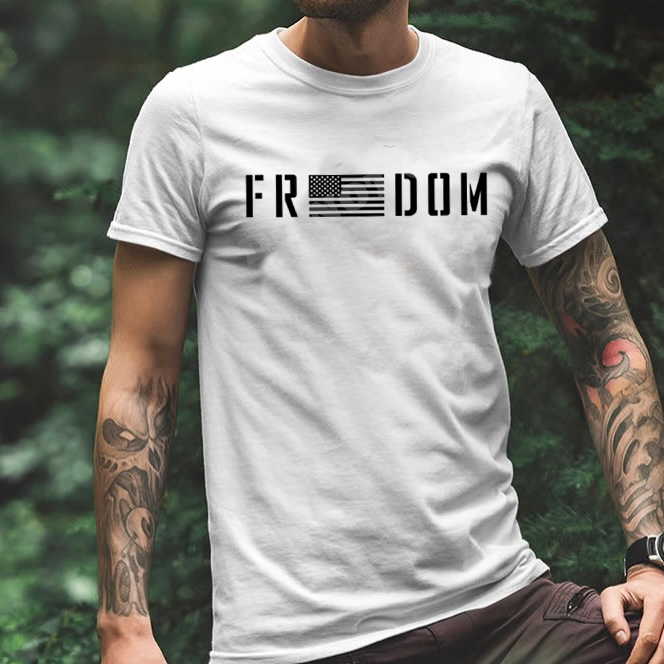 Freedom w/ American Flag - 12 Style Options