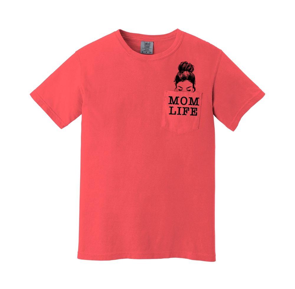 Mom Life - Pocket - Short Sleeve