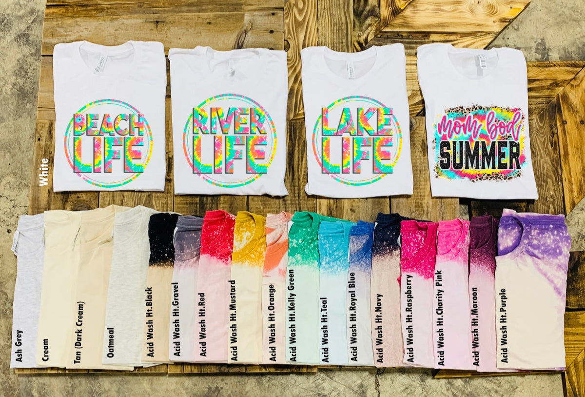 Beach Life - Tie-Dye w/ Circle