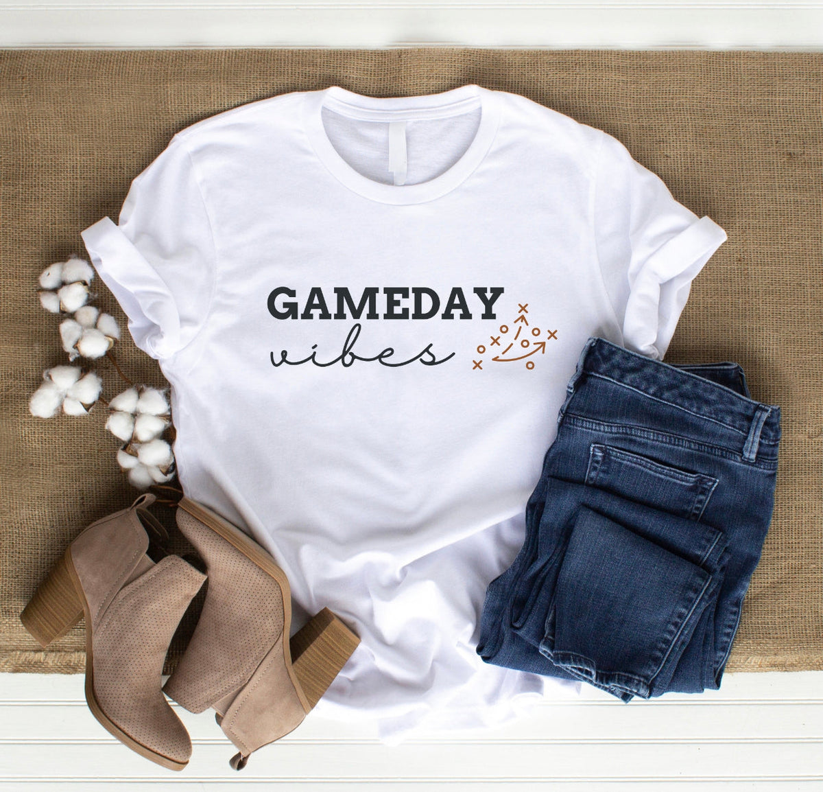 Game Day Vibes - Black Ink