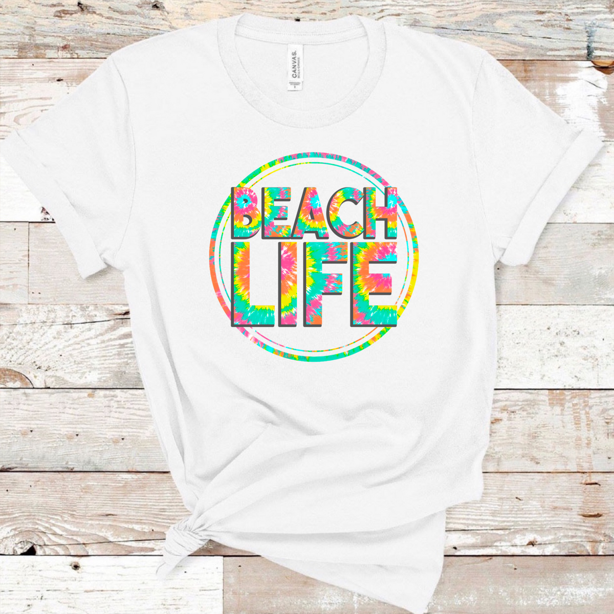 Beach Life - Tie-Dye w/ Circle