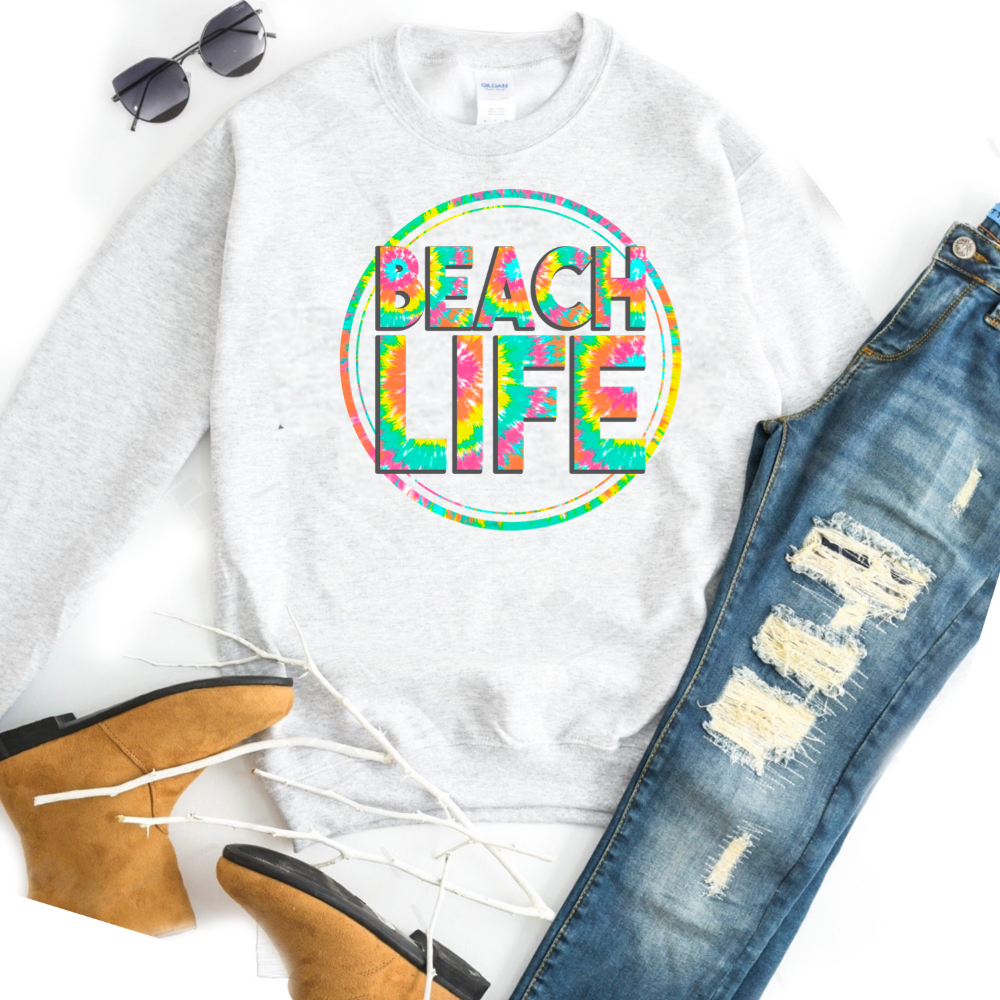 Beach Life - Tie-Dye w/ Circle