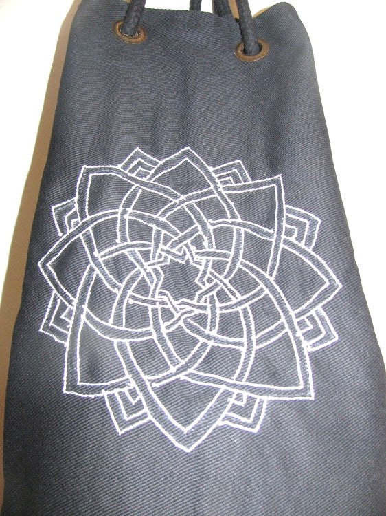 OMSutra  Kids Mandala Yoga  Mat Bag with Saree Lace