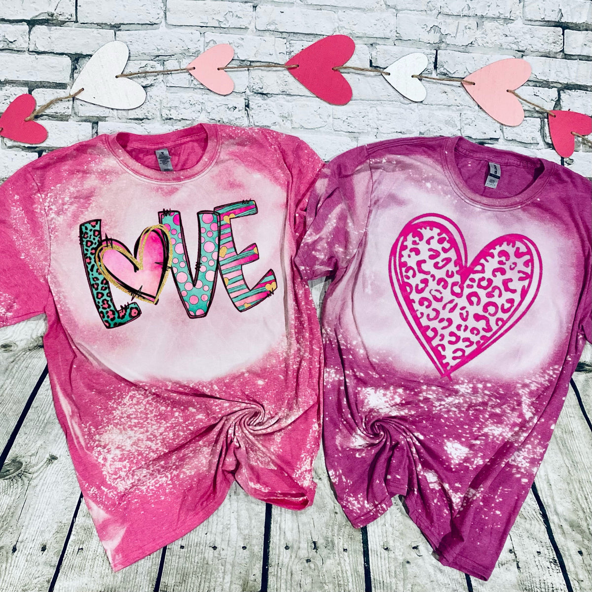 Pink Leopard Print Heart
