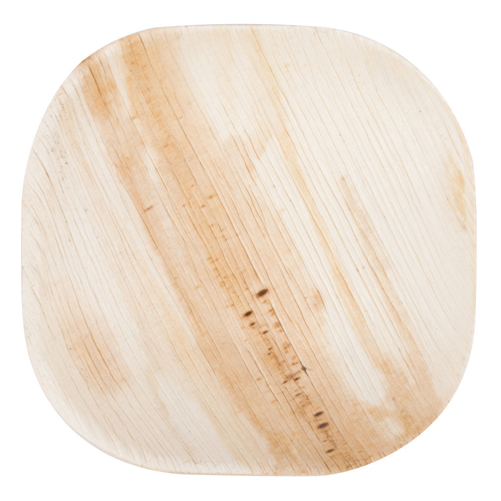 Palm Leaf Plates Square Dinner ALL SIZES Plates 4"-10" Inch (Set of 100/50/25)