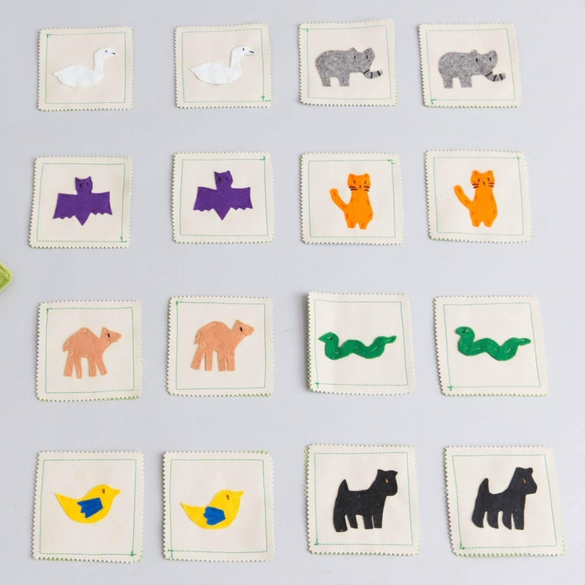 Land Animals Memory Game