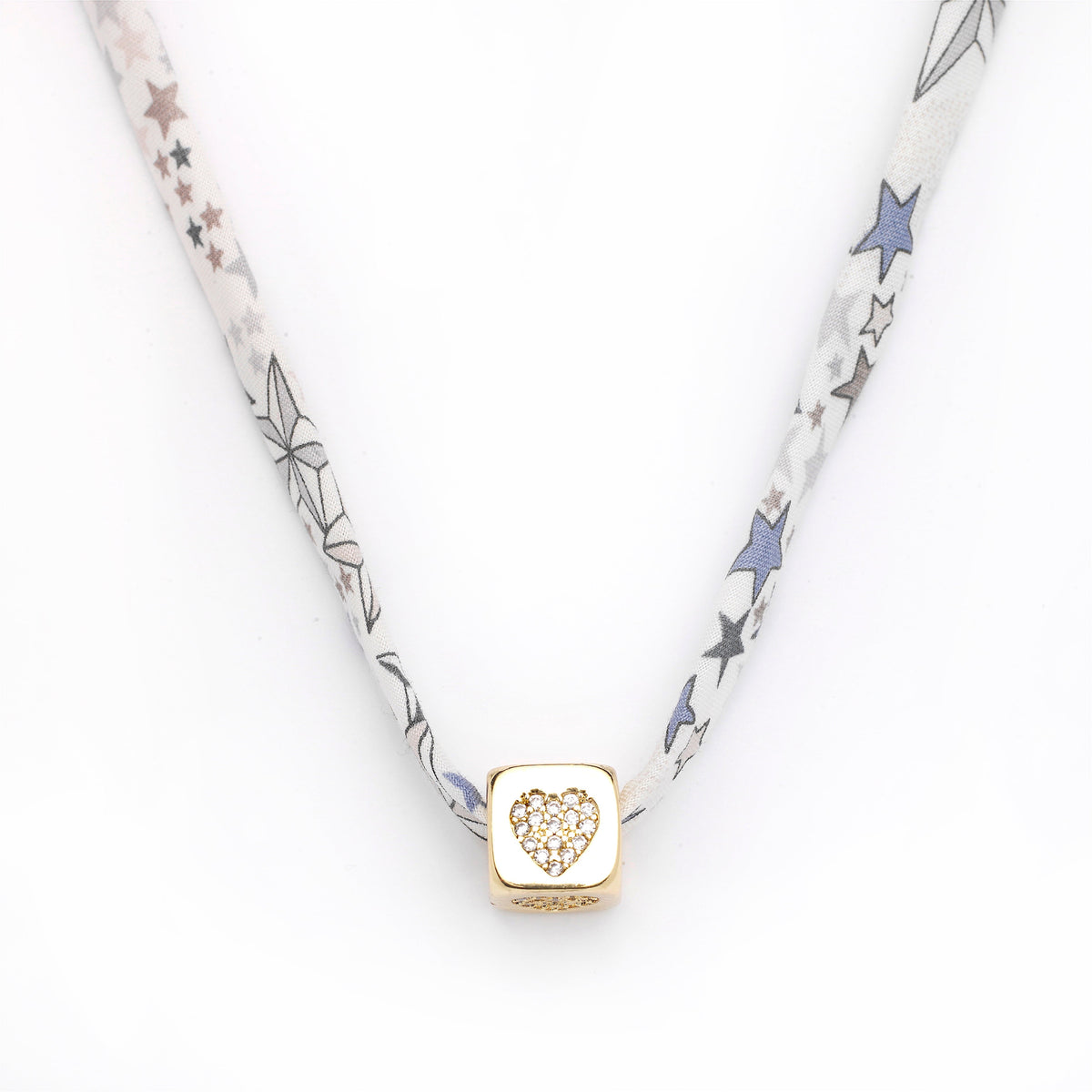 Kids Liberty Gold Heart Charm Necklace