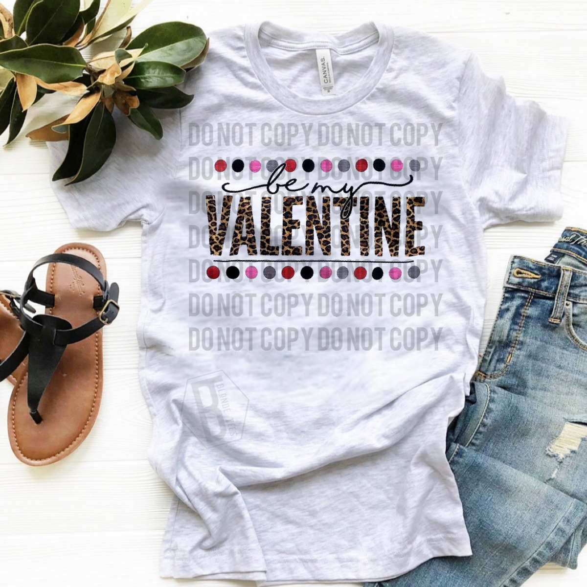 Be My Valentine - Ash Grey Tee