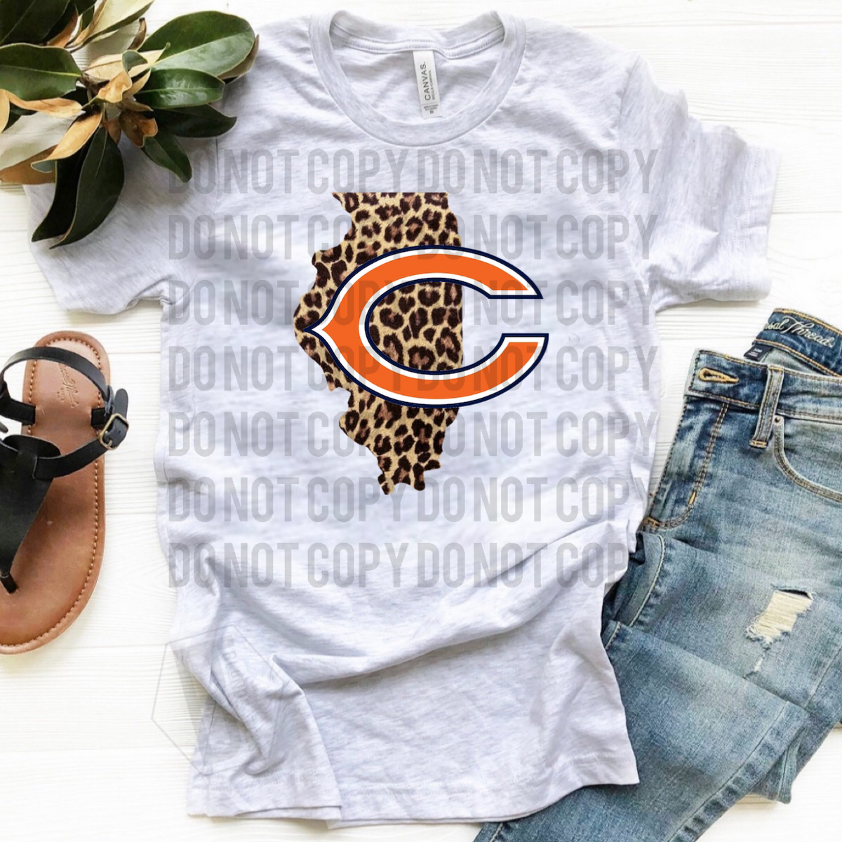 Chicago Bears Illinois w/ Leopard - C
