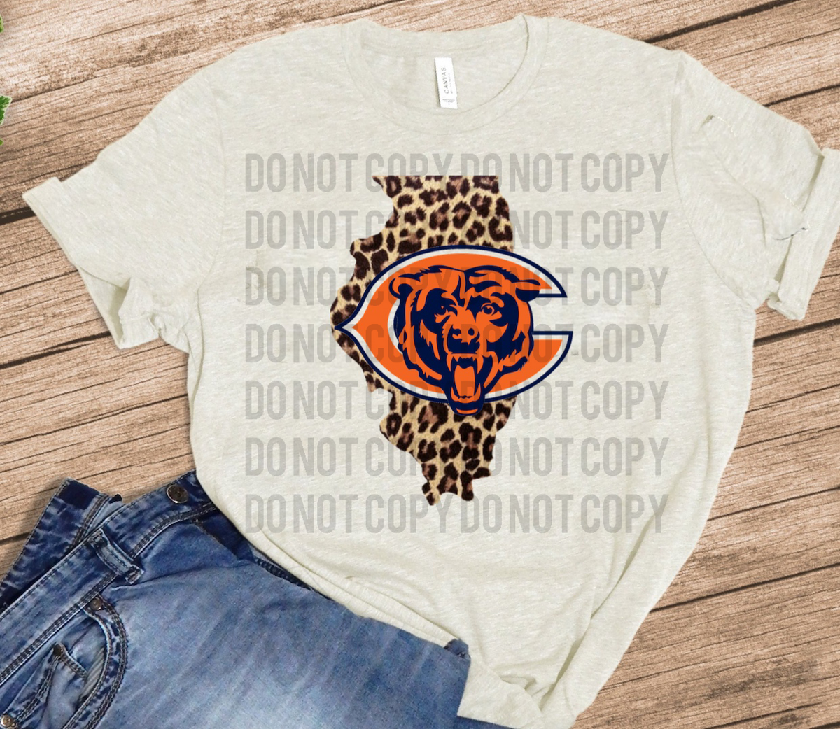 Chicago Bears Illinois w/ Leopard - Bear & C