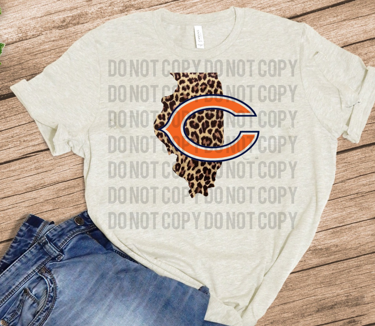 Chicago Bears Illinois w/ Leopard - C