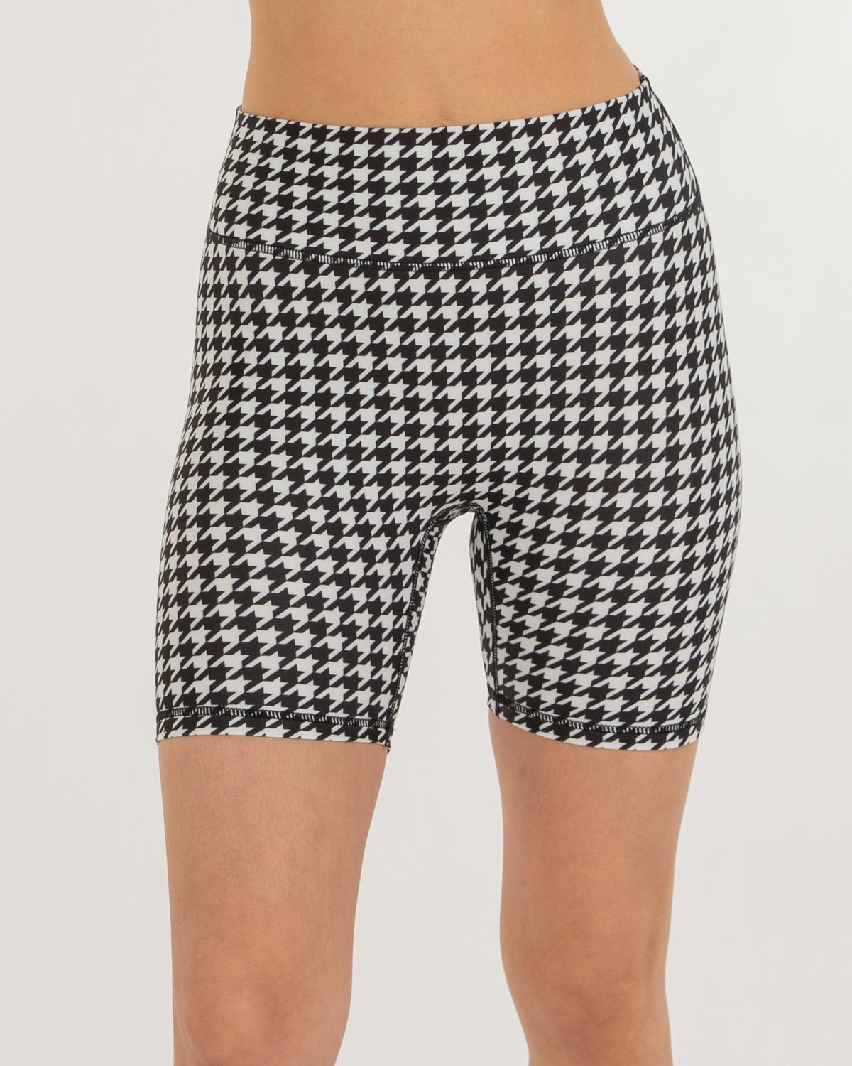 Hybrid Fleece Biker Shorts High Waist 6"