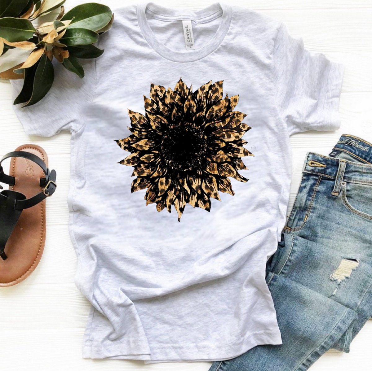 Cheetah Sunflower - Unisex Apparel