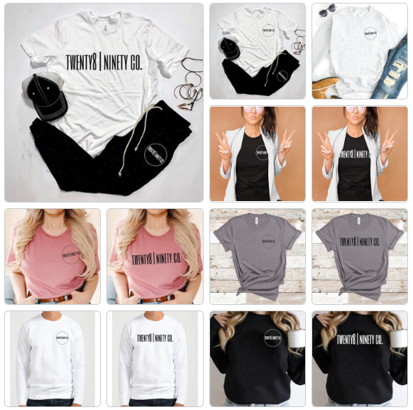 Twenty8 Ninety Co. - 8 Style Options