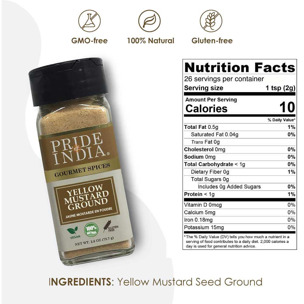 Gourmet Yellow Mustard Seed Ground