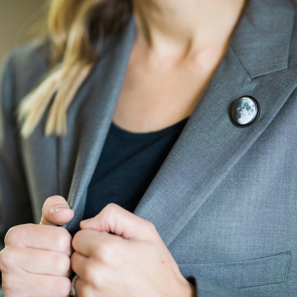 Interchangeable Moon Phase Lapel Pin