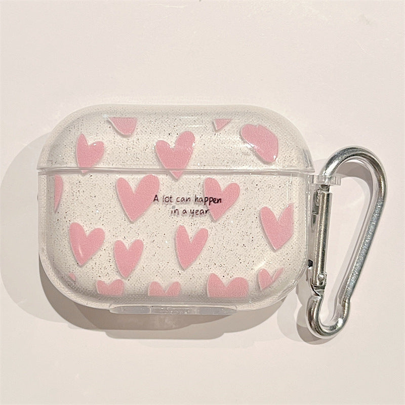 Glitter Heart Soft Case for Apple AirPods Pro 2