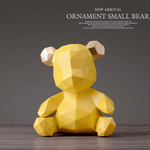 Nordic Resin Bear Piggy Bank Home Decor for Kids