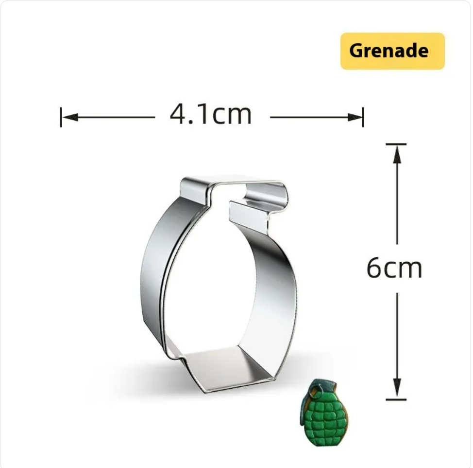 Military Shaped Cookie Cutter