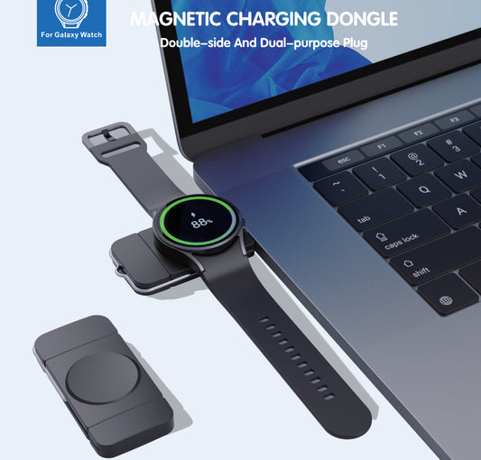 2-in-1 Wireless Charger for Galaxy Watch (Type-C & USB)