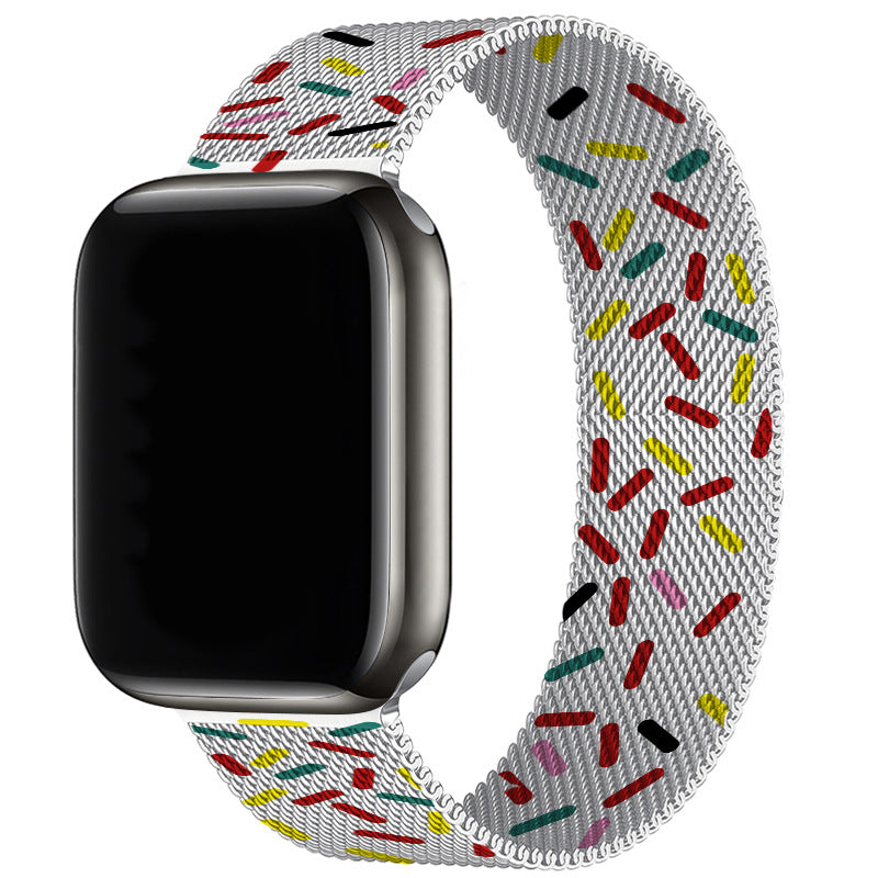 Milanese Magnetic Steel Band for Apple Watch Series 56789 SE