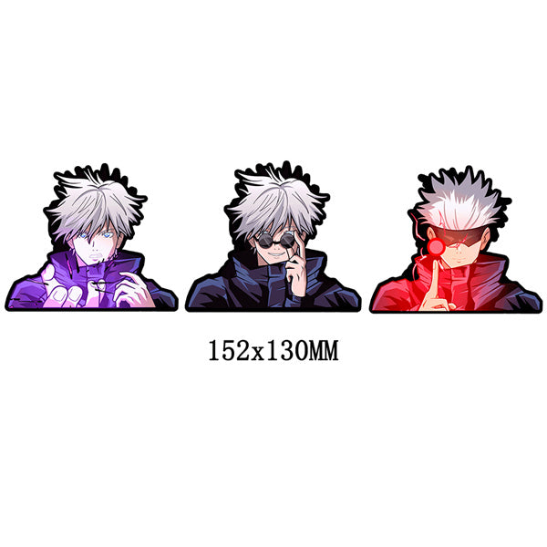 Gojo Jujutsu Kaisen Motion Sticker for Cars and Laptops