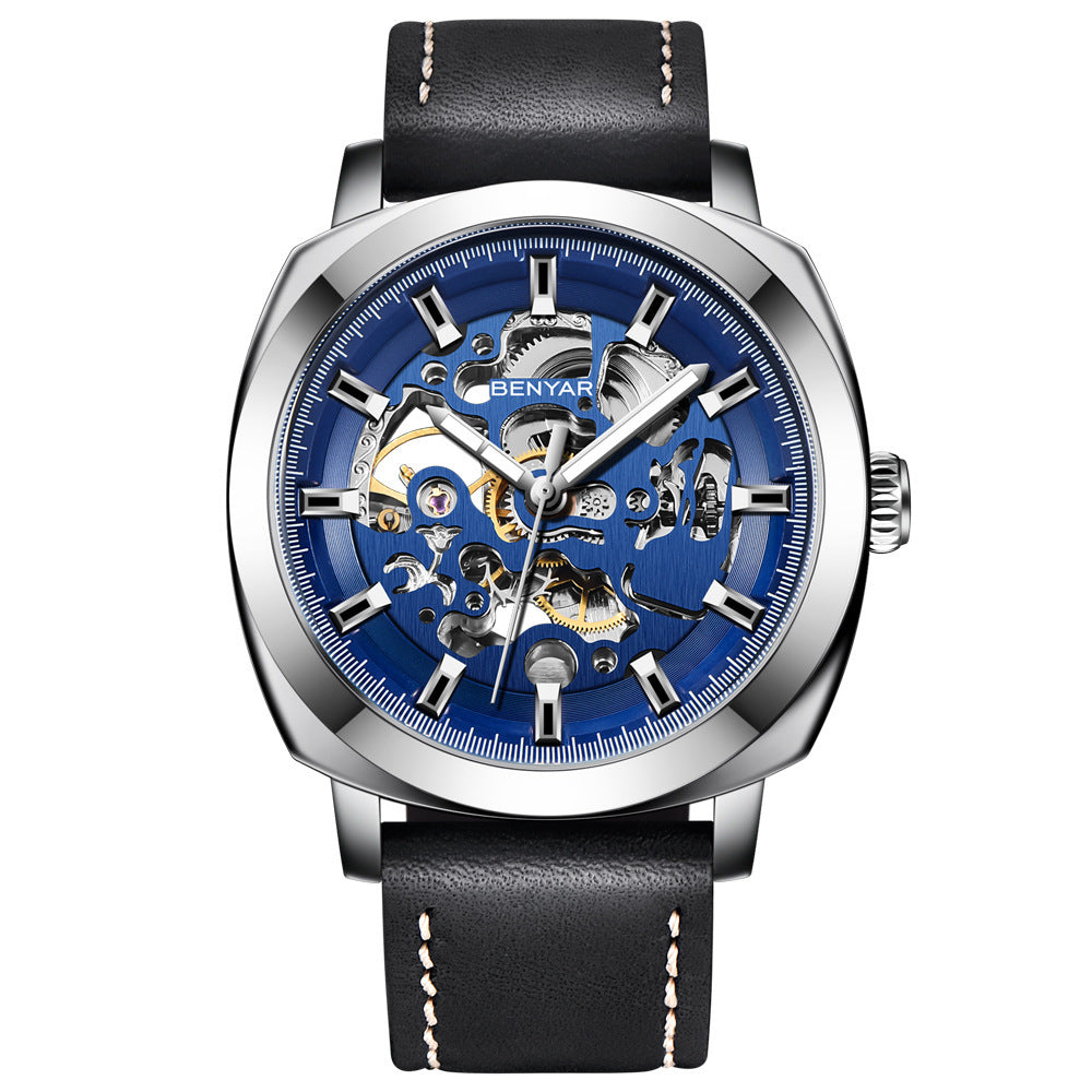 Multi-Functional Hollow Mechanical Waterproof Watch