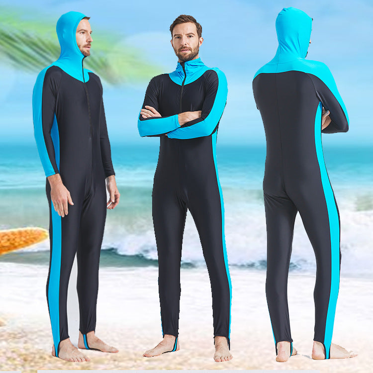 Hooded Wetsuit for Water Sports - Full Body Protection