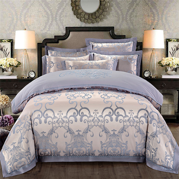Pure Cotton Jacquard 4-Piece Bedding Set (Wholesale)
