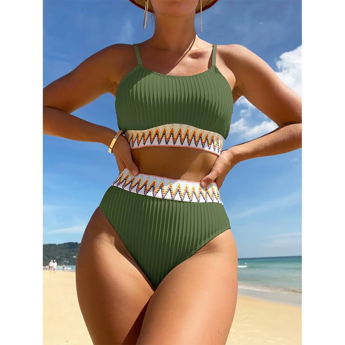 2023 Women's Sexy Bikini Two-Piece Swimwear Set