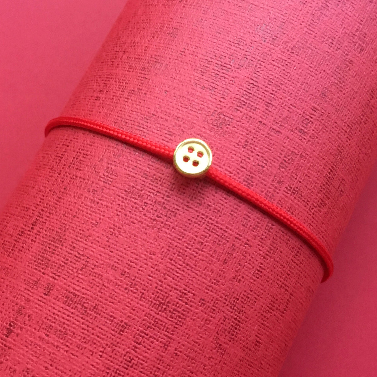 Lucky Ox Button Bracelet